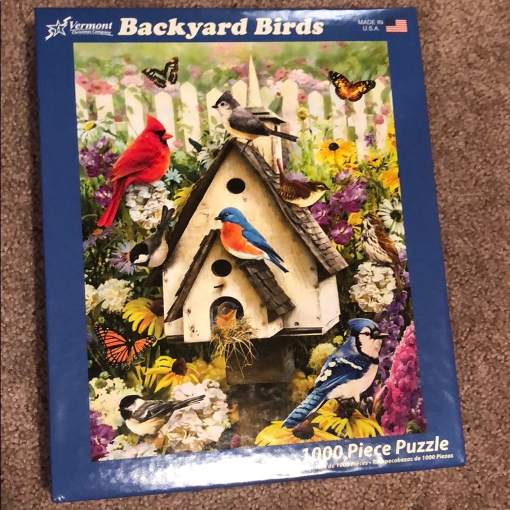 Backyard Birds Puzzle 🧩 1000 piece